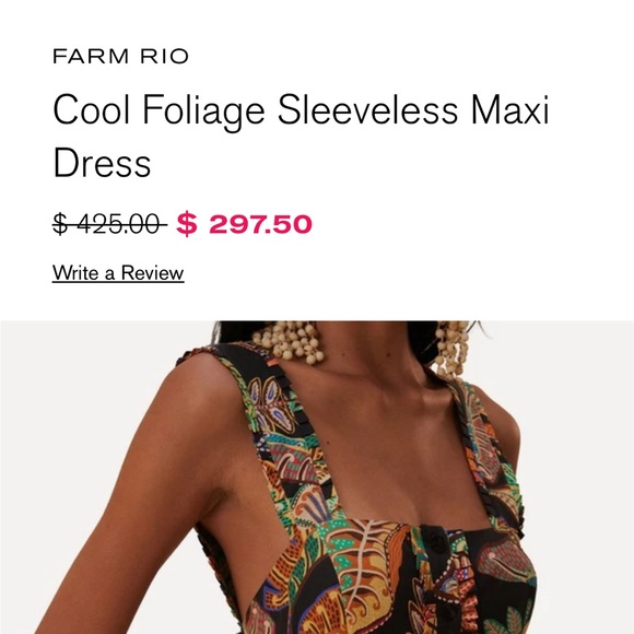 FARM RIO maxi dress - Picture 4 of 5